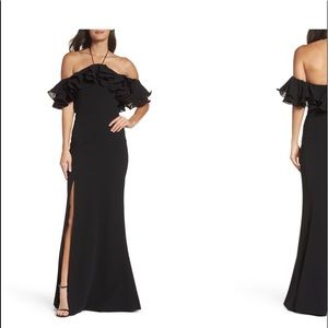 NWT C/MEO Collective Immerse Black Formal Gown